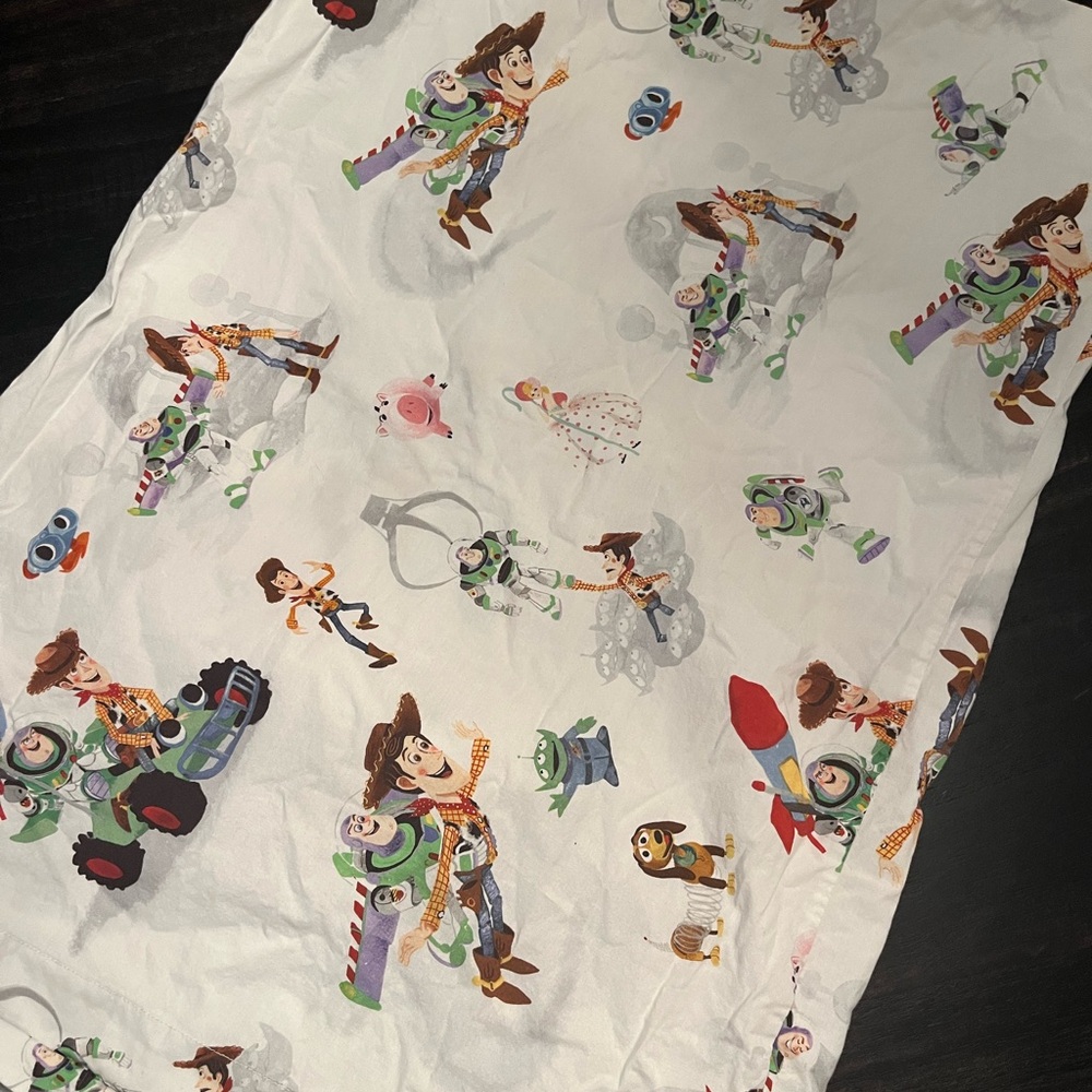 Pottery Barn Kids Toy Story sheet set FULL